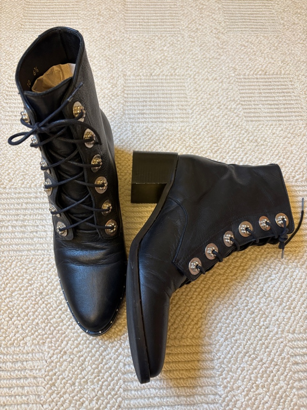 Freda Salvador size 6.5 Ace lace up combat boots